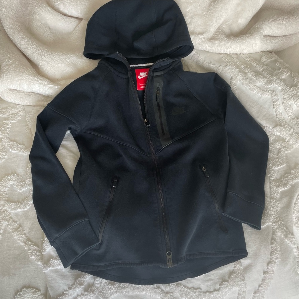 Nike Black Zip-Up Hoodie
